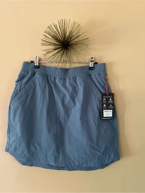 NWT Duluth Trading Co AKHG Access Point Pull-On Hiking Skort Blue - 6